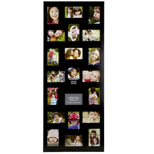 8 Pack: 21 Opening Black 4&#x22; x 6&#x22; Collage Frame by Studio D&#xE9;cor&#xAE;